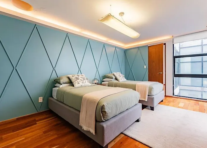 Stylish With Private Roof & Jacuzzi * México DF